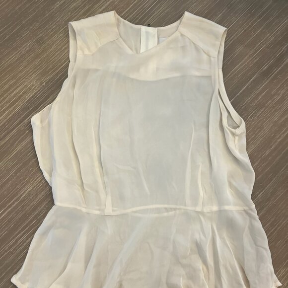 A.L.C. Silk Peplum Blouse - Picture 1 of 5